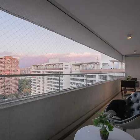 Premium 2Br 2Ba Parque Arauco - Balcon Con Malla Santiago Exterior photo